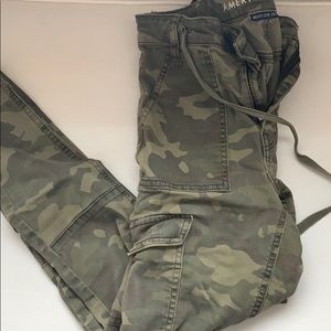 AE Next Level Stretch Camo Cargo Pants